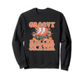 Groovy Roller Skates Skater 90S Sweatshirt - Aesthetic Graphic Unisex - T-Shirt, Sweatshirt, Hoodie