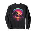 Vaporwave Solar System 80S Sweatshirt - Unique Graphic for Adults - T-Shirt, Sweatshirt, Hoodie