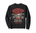 Canyon Carver Motorcycle Distressed Sweatshirt - Graphic Print Men Women - T-Shirt, Sweatshirt, Hoodie