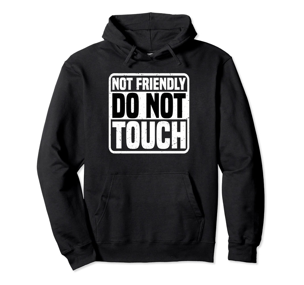 Introvert Fh Black Small Anti Social Hoodie - Unique Graphic Men Women - T-Shirt, Sweatshirt, Hoodie