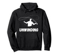 Funny Fishing Self Care Unwinding Hoodie - Casual Everyday Wear for Adults - T-Shirt, Sweatshirt, Hoodie