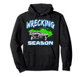 Wrecking Season Demolition Derby Hoodie - Novelty Apparel for Adults - T-Shirt, Sweatshirt, Hoodie