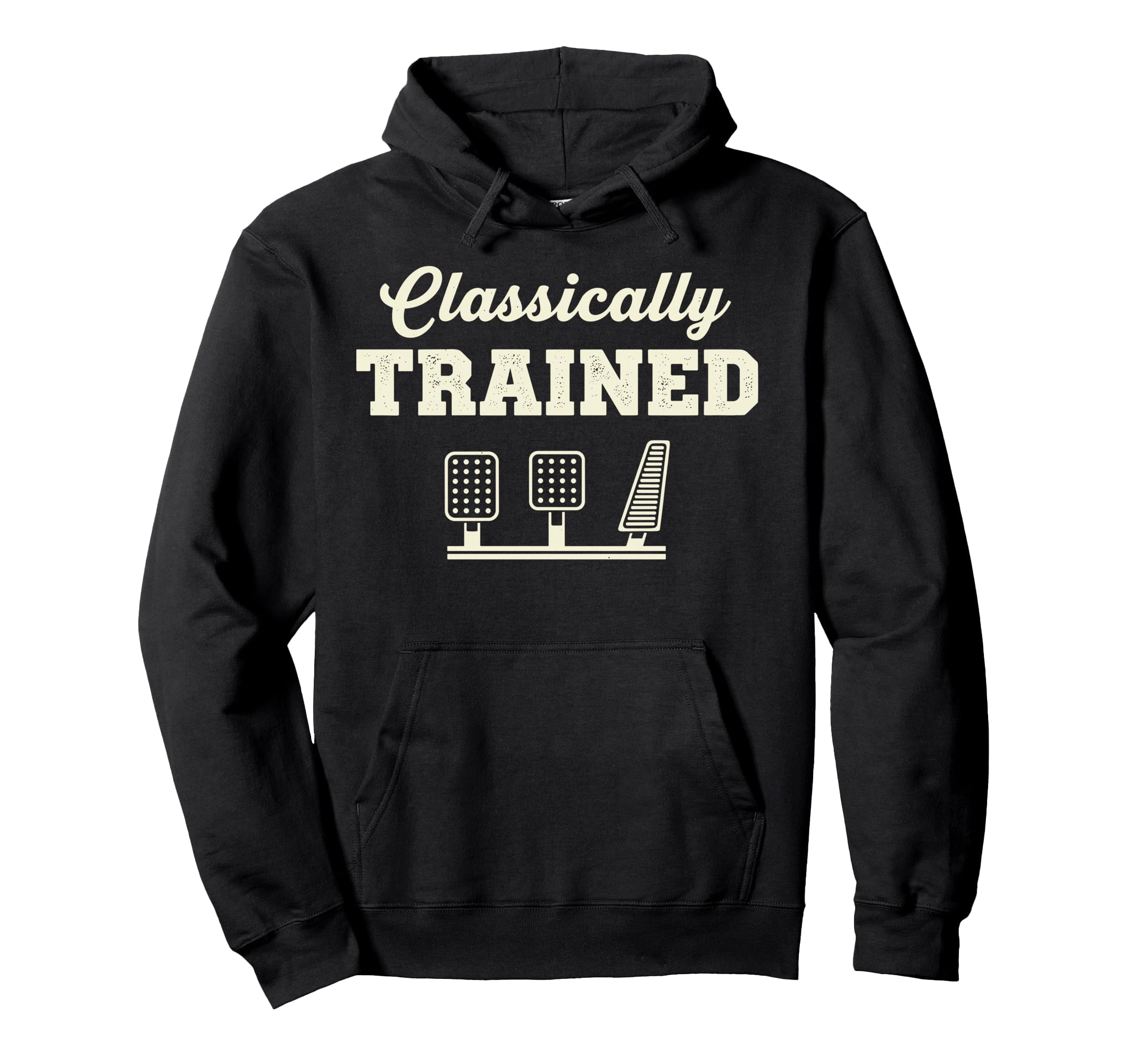 Manual Transmission Car Classically Hoodie - Minimalist Print for Adults - T-Shirt, Sweatshirt, Hoodie