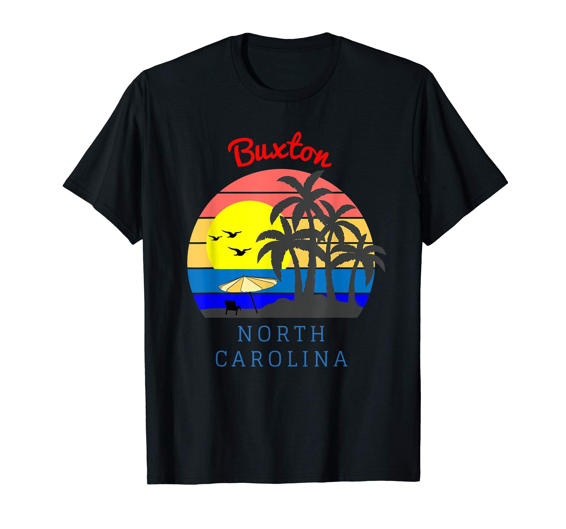 Buxton North Carolina Beach Sunset T-Shirt - Aesthetic Graphic Unisex - T-Shirt, Sweatshirt, Hoodie