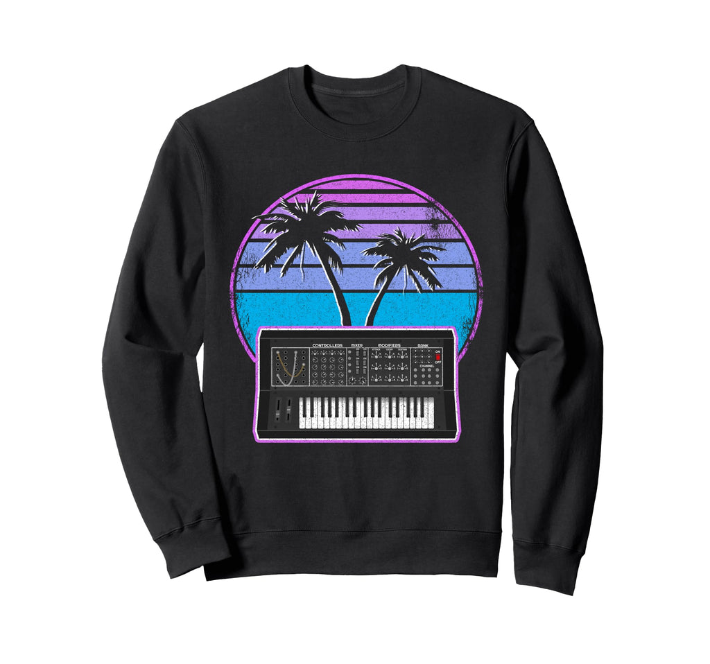 Synthwave Retrowave Pastel Goth Sweatshirt - Custom Art Print Unisex - T-Shirt, Sweatshirt, Hoodie