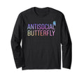 Antisocial Butterfly Funny Introvert T-Shirt - Minimalist Print for Adults - T-Shirt, Sweatshirt, Hoodie