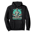 Ghost Monster Meditation Mindfulness Hoodie - Unique Graphic Men Women - T-Shirt, Sweatshirt, Hoodie