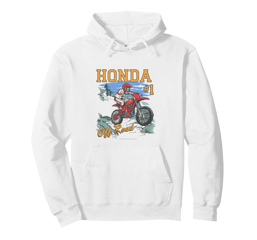Honda Off Road Motorcycle Racing Hoodie - Trendy Graphic Unisex - T-Shirt, Sweatshirt, Hoodie