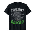 Not All Wounds Are Visible Mental T-Shirt - Unique Graphic Men Women - T-Shirt, Sweatshirt, Hoodie