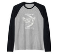 Antisocial Butterfly Raglan Sweatshirt - Custom Art Print Men Women - T-Shirt, Sweatshirt, Hoodie