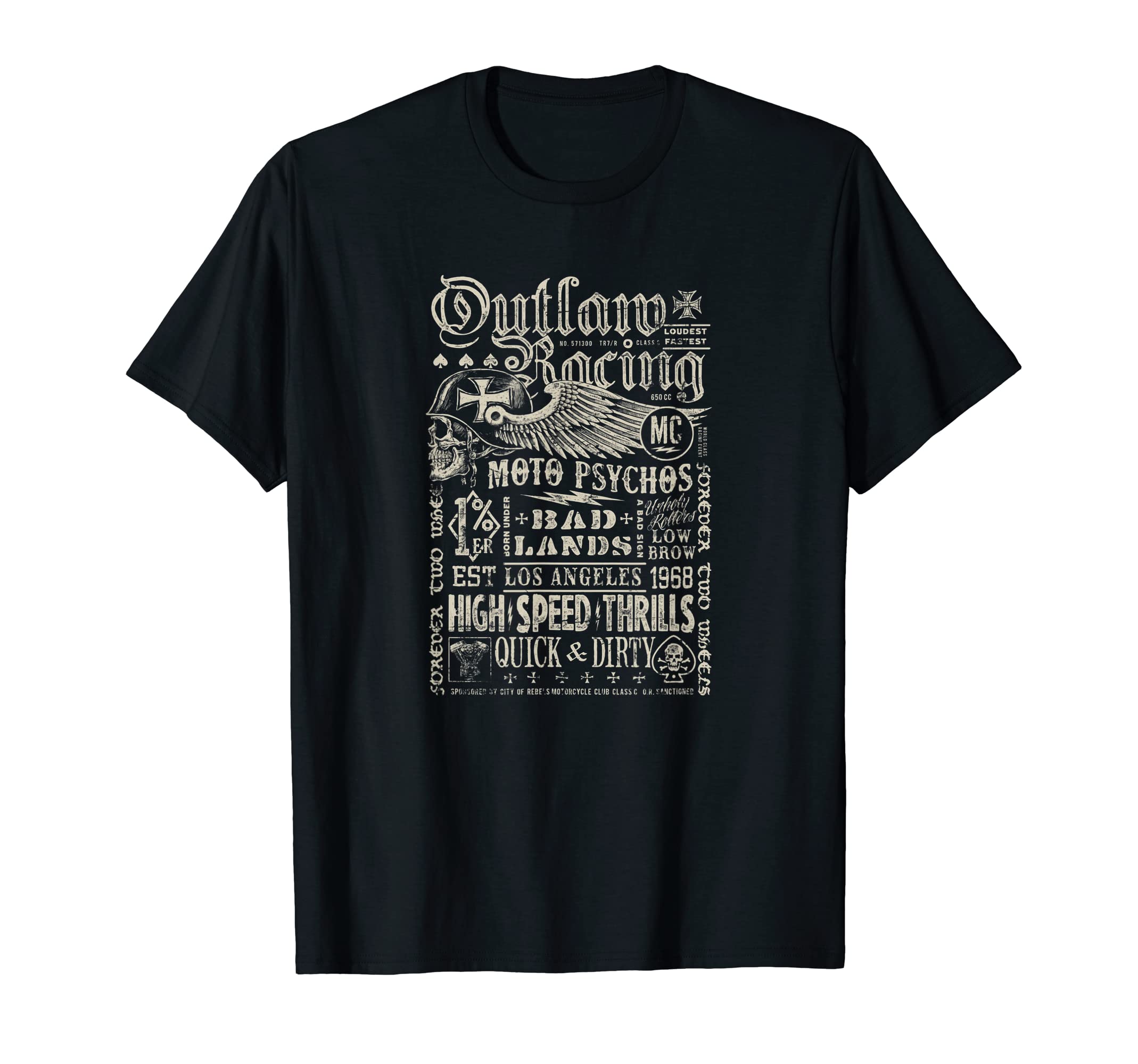 Motorcycle Chopper T-Shirt - Custom Art Print Men Women - T-Shirt, Sweatshirt, Hoodie