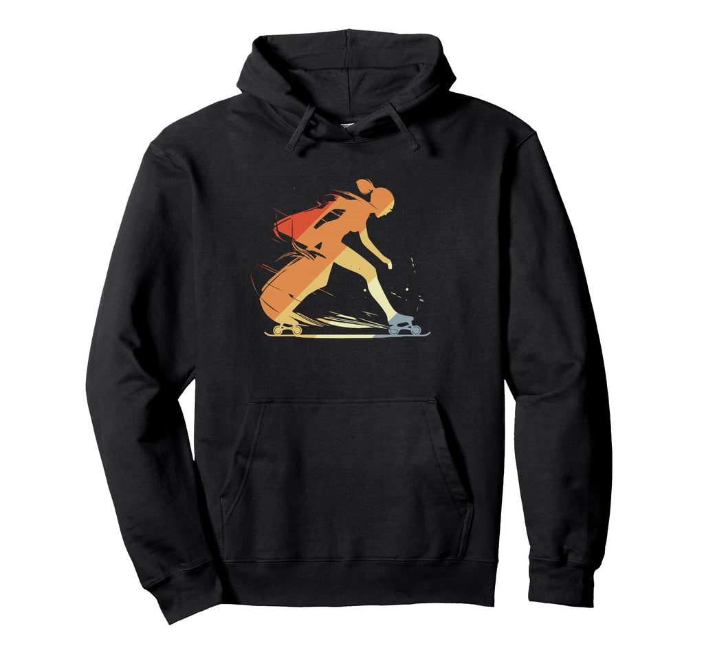 Roller Skating Sketch Hoodie - Graphic Print Unisex - T-Shirt, Sweatshirt, Hoodie