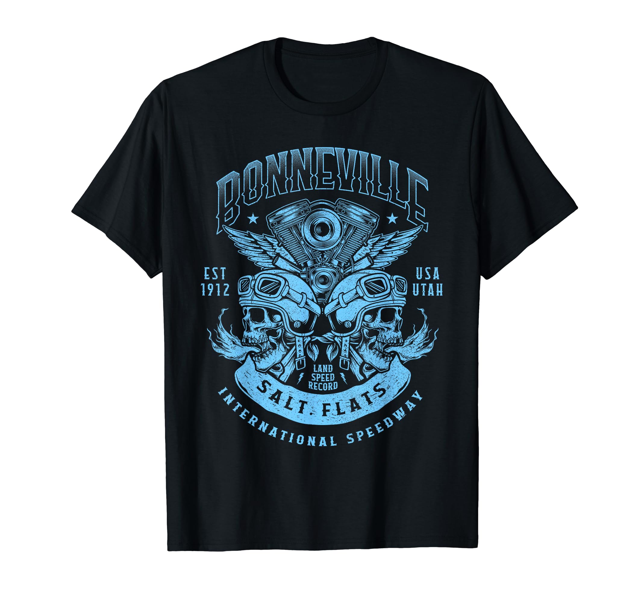 Bonneville Salt Flats Motorcycle Racing T-Shirt - Unique Graphic Men Women - T-Shirt, Sweatshirt, Hoodie