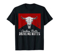 Western Country Bull Skull Cowboy T-Shirt - Fun Novelty Design Unisex - T-Shirt, Sweatshirt, Hoodie