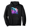Dolphin Sea Life Wave Ocean Animal Hoodie - Fun Novelty Design Unisex - T-Shirt, Sweatshirt, Hoodie