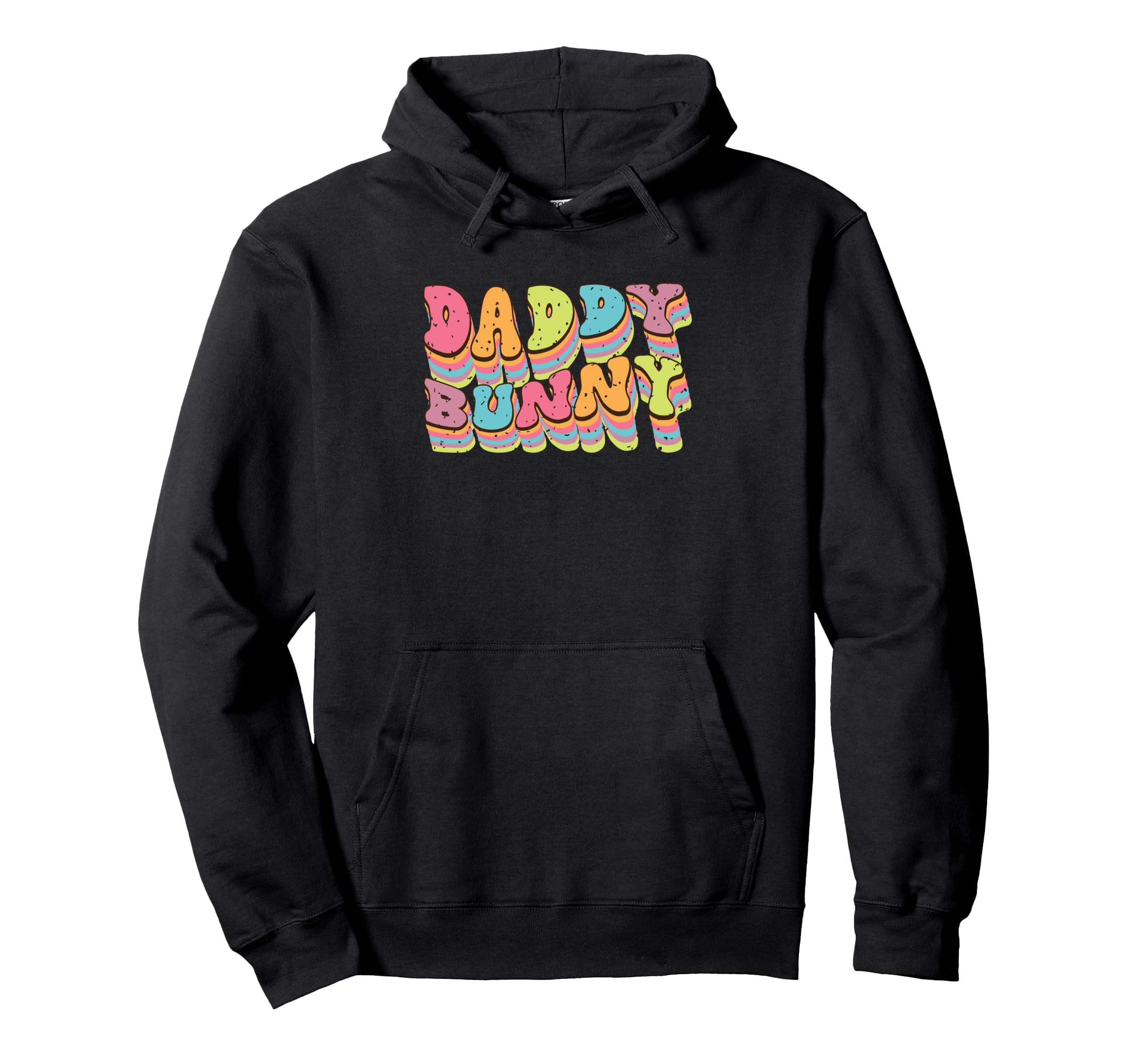 Daddy Bunny Vibrant Typography Hoodie - Aesthetic Graphic Unisex - T-Shirt, Sweatshirt, Hoodie