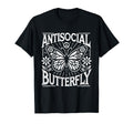 Antisocial Butterfly T-Shirt - Trendy Graphic for Adults - T-Shirt, Sweatshirt, Hoodie