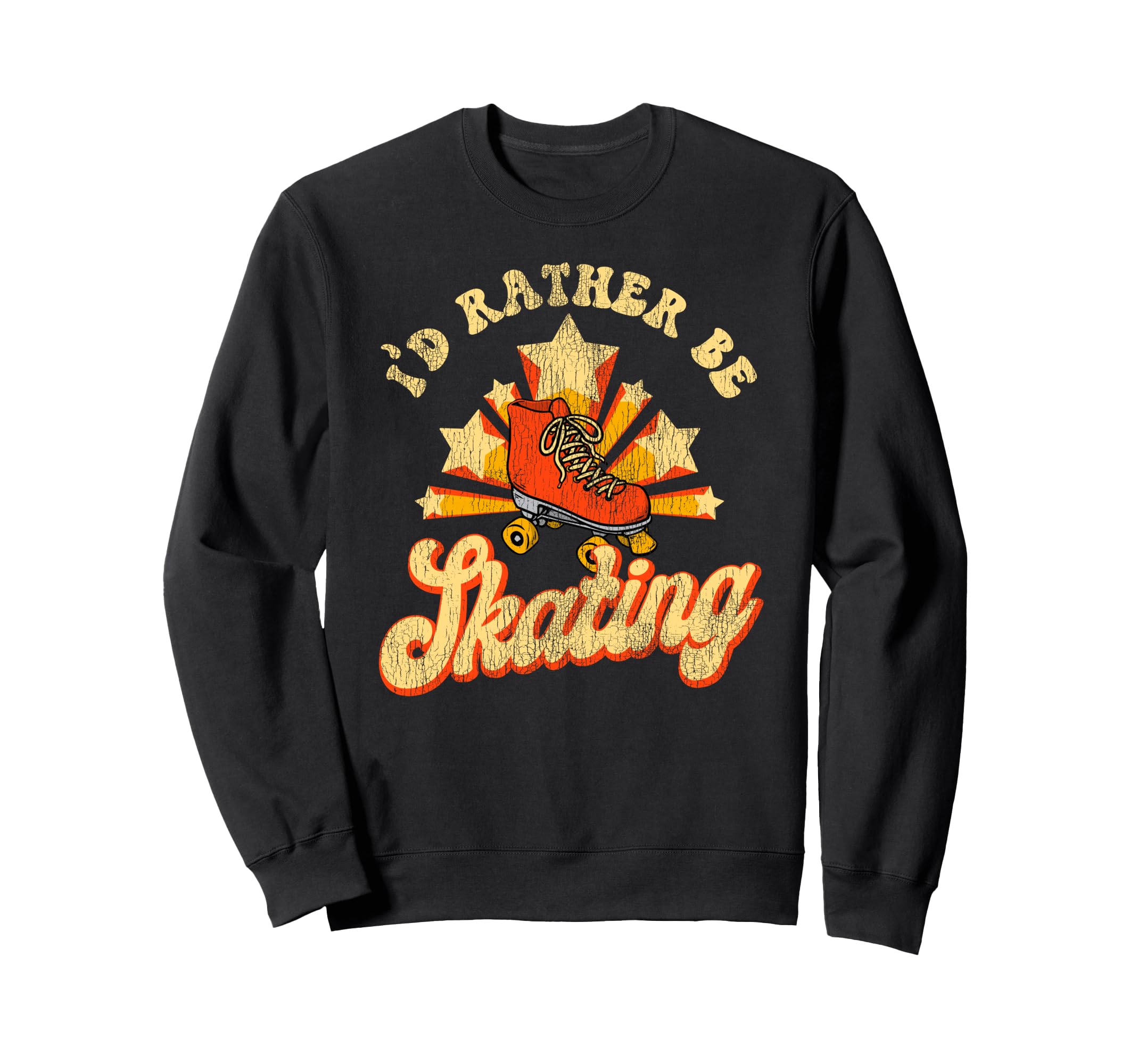 Roller Skating Skate 1970S Sweatshirt - Streetwear Style for Adults - T-Shirt, Sweatshirt, Hoodie