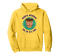 Funny Coffee Yoga Mindfulness Caffeine Hoodie - Graphic Print for Adults - T-Shirt, Sweatshirt, Hoodie