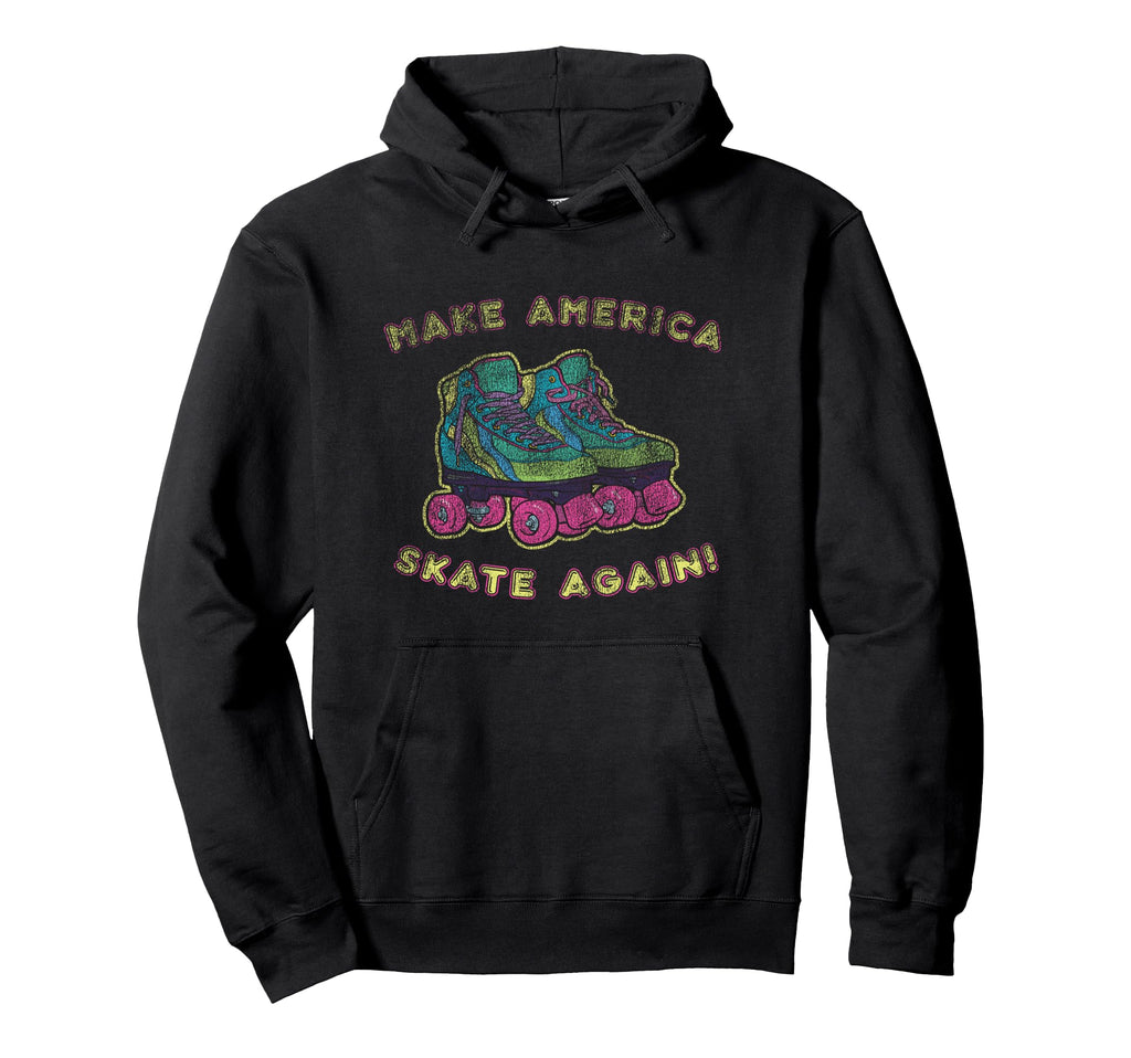 Make America Skate Again Funny Hoodie - Graphic Print Men Women - T-Shirt, Sweatshirt, Hoodie