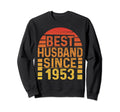 Best Husband Since 1953 Wedding Sweatshirt - Aesthetic Graphic for Adults - T-Shirt, Sweatshirt, Hoodie
