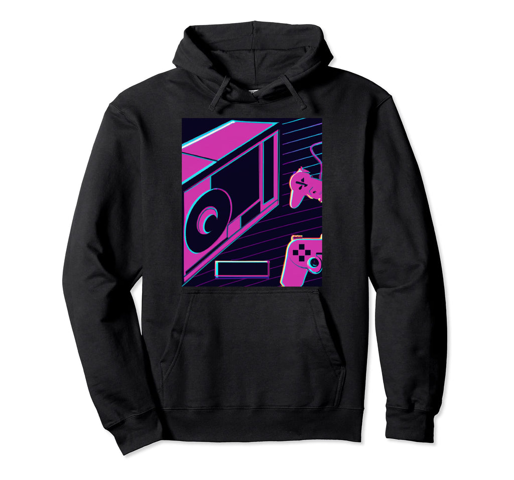Vaporwave Aesthetic Future Gaming Hoodie - Minimalist Print Men Women - T-Shirt, Sweatshirt, Hoodie