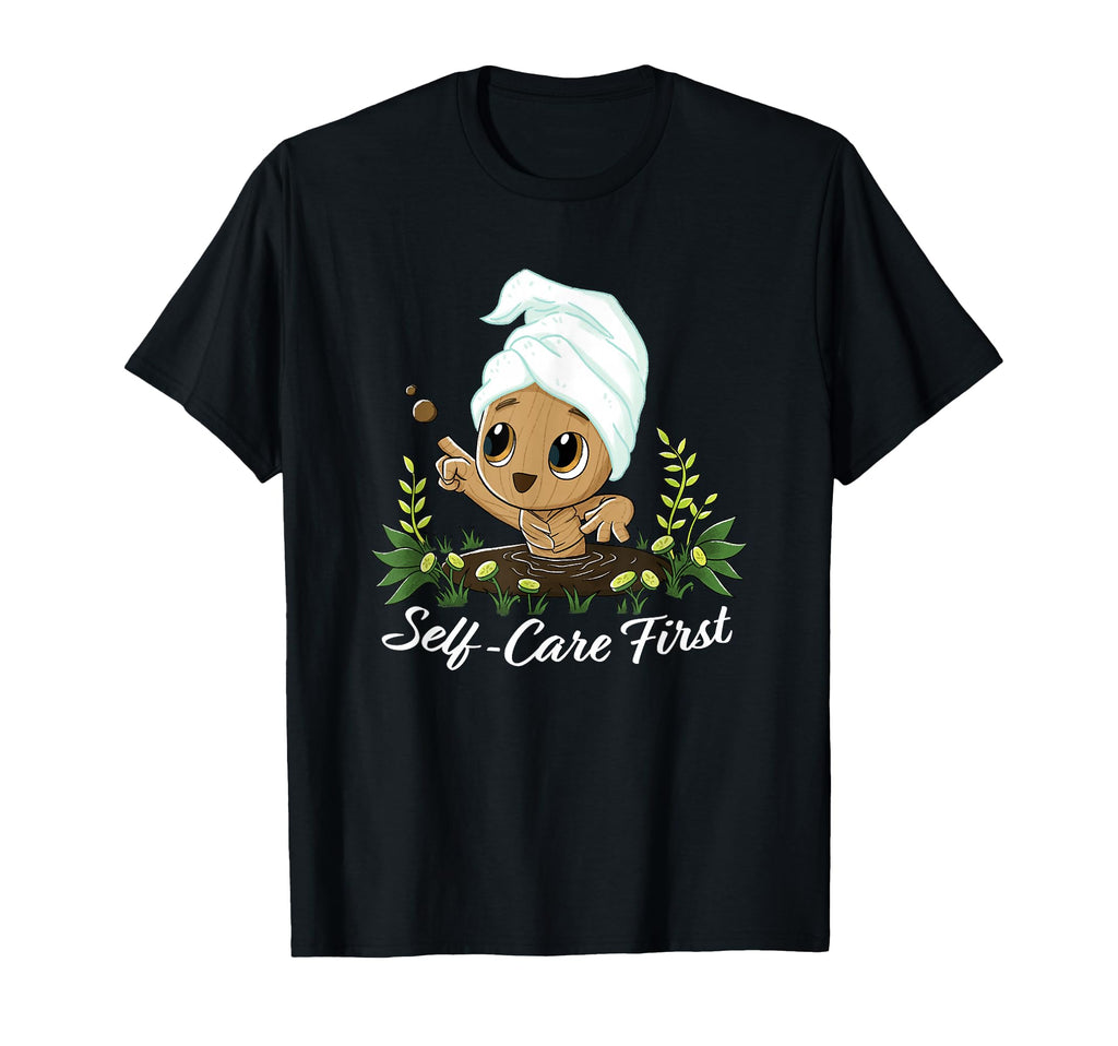 Marvel Super Heroes Groot Self Care T-Shirt - Aesthetic Graphic Men Women - T-Shirt, Sweatshirt, Hoodie