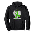 I Wear Green My Husband Mental Health Hoodie - Minimalist Print Unisex - T-Shirt, Sweatshirt, Hoodie