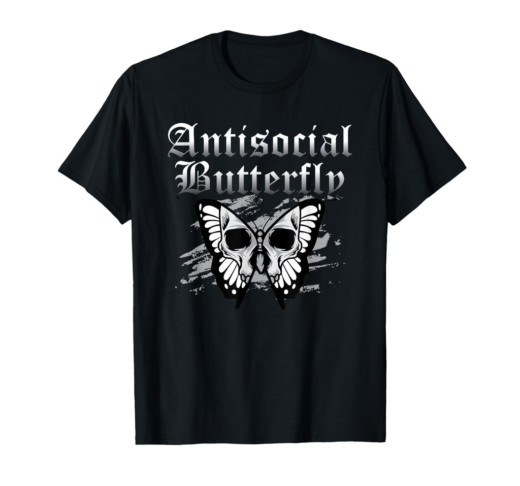 Antisocial Butterfly Introvert Anti T-Shirt - Fun Novelty Design Men Women - T-Shirt, Sweatshirt, Hoodie