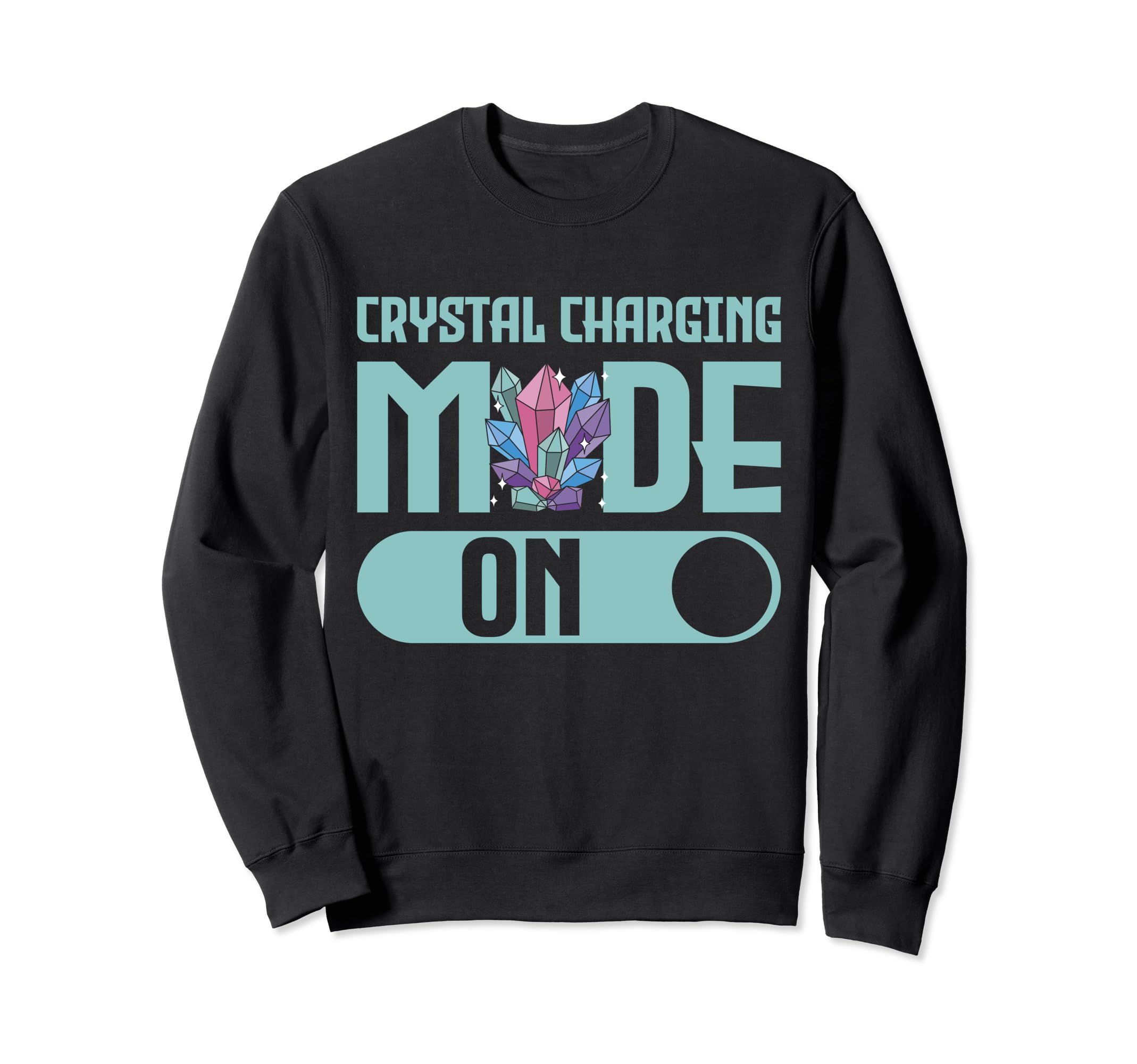 Crystal Healing Crystal Whisperer Sweatshirt - Graphic Print Unisex - T-Shirt, Sweatshirt, Hoodie