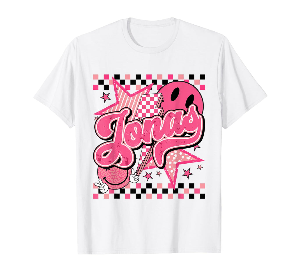 Jonas First Name I Love Jonas T-Shirt - Minimalist Print Men Women - T-Shirt, Sweatshirt, Hoodie