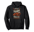Race Car Distressed Hoodie - Fun Novelty Design Men Women - T-Shirt, Sweatshirt, Hoodie