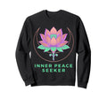 Inner Peace Seeker Lotus Moon Sweatshirt - Fun Novelty Design Unisex - T-Shirt, Sweatshirt, Hoodie