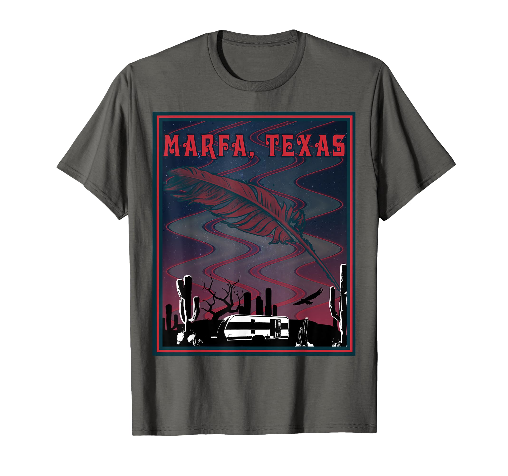 Marfa Lights Texas Starry Night T-Shirt - Trendy Graphic Men Women - T-Shirt, Sweatshirt, Hoodie