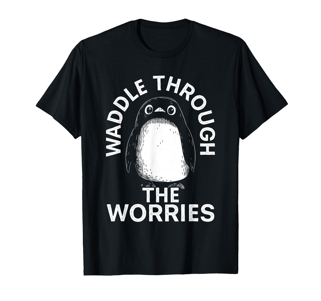 Penguin Overthinkers And Anxious T-Shirt - Fun Novelty Design Men Women - T-Shirt, Sweatshirt, Hoodie