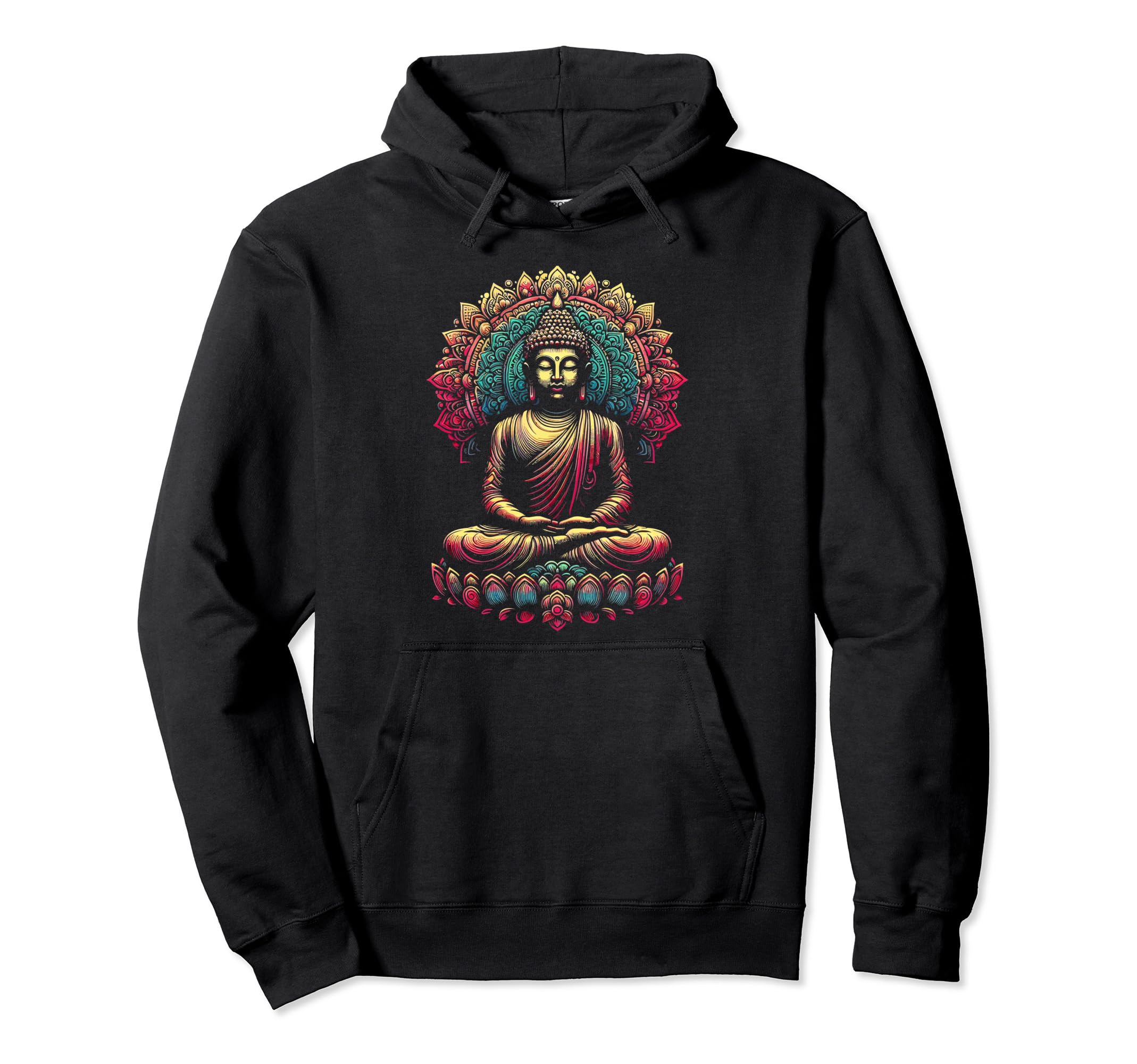 Buddha Buddhist Buddhism Gautama Zen Yoga Hoodie - Graphic Print Unisex - T-Shirt, Sweatshirt, Hoodie