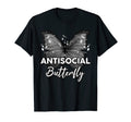 Antisocial Butterfly Introvert T-Shirt - Aesthetic Graphic Men Women - T-Shirt, Sweatshirt, Hoodie