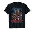 Western 4Th July Cowboy Horse Cow Gifts T-Shirt - Trendy Graphic for Adults - T-Shirt, Sweatshirt, Hoodie