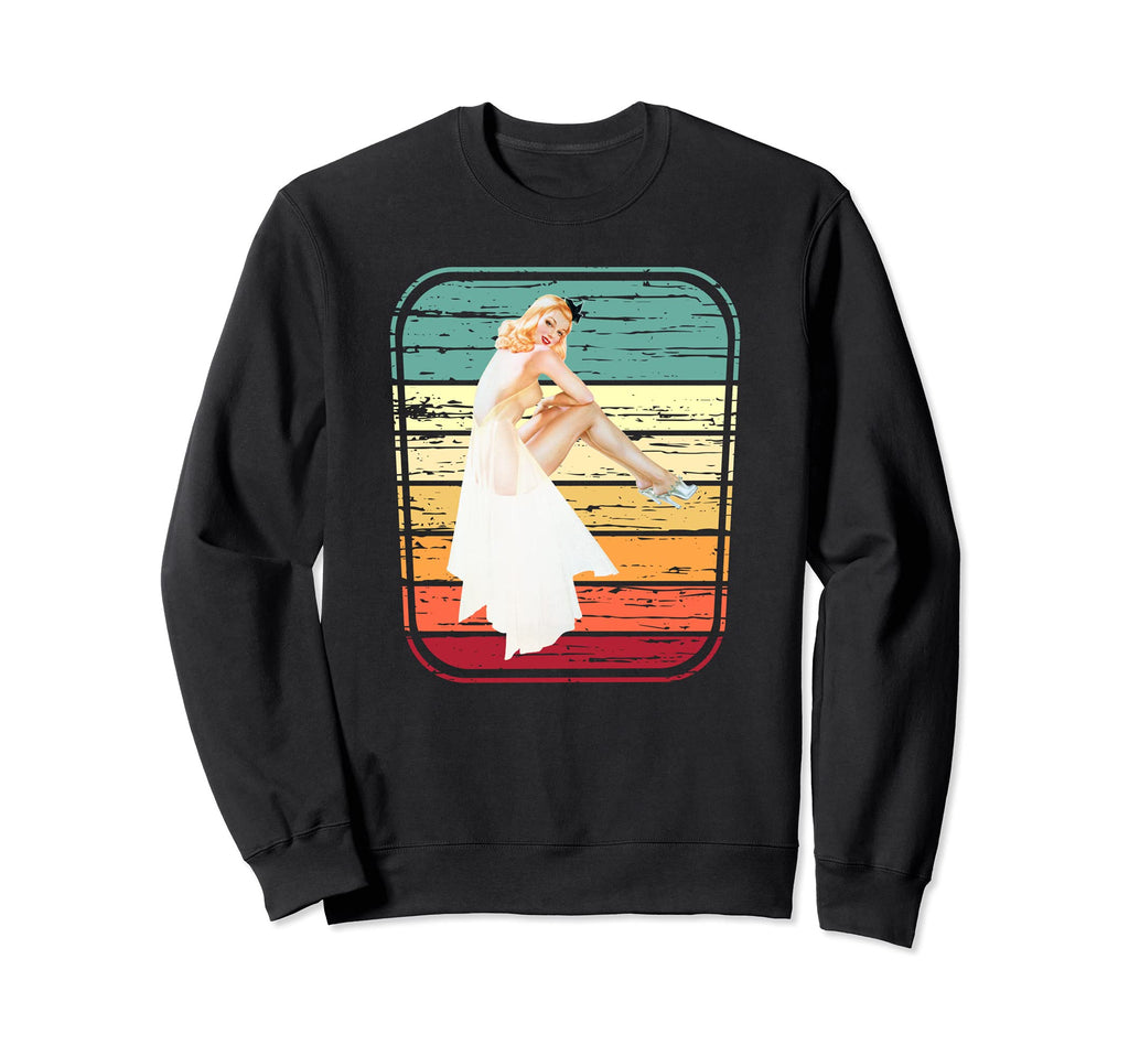 Pin Up Pin Up Sexy Pinup Gift Sweatshirt - Graphic Print for Adults - T-Shirt, Sweatshirt, Hoodie