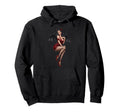 Pin Up Devil Dress Bat Wings Art Hoodie - Graphic Print Unisex - T-Shirt, Sweatshirt, Hoodie