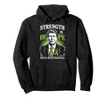 Strength Hope Green Ribbon Mental Hoodie - Fun Novelty Design Men Women - T-Shirt, Sweatshirt, Hoodie