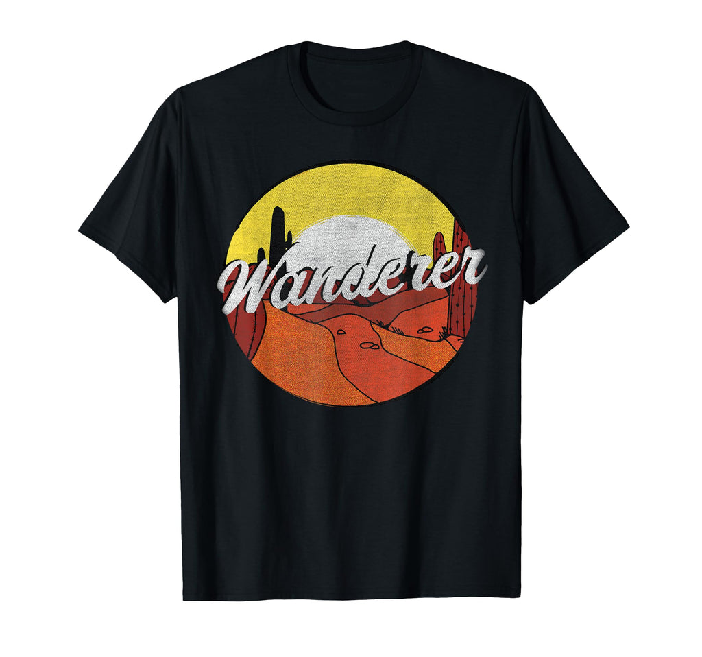 Wanderer Boho Southwest Desert Cactus T-Shirt - Minimalist Print Unisex - T-Shirt, Sweatshirt, Hoodie