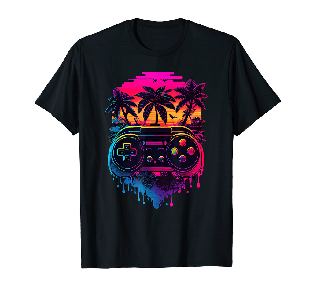Synthwave Retrowave Video Game T-Shirt - Novelty Apparel Men Women - T-Shirt, Sweatshirt, Hoodie