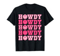 Howdy Smile Face Cowboy Cowgirl Western T-Shirt - Unique Graphic Men Women - T-Shirt, Sweatshirt, Hoodie