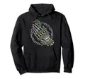 Praying Hands Old School Inked American Hoodie - Fun Novelty Design Unisex - T-Shirt, Sweatshirt, Hoodie