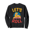 Lets Roll Roller Skating Sweatshirt - Trendy Graphic Unisex - T-Shirt, Sweatshirt, Hoodie