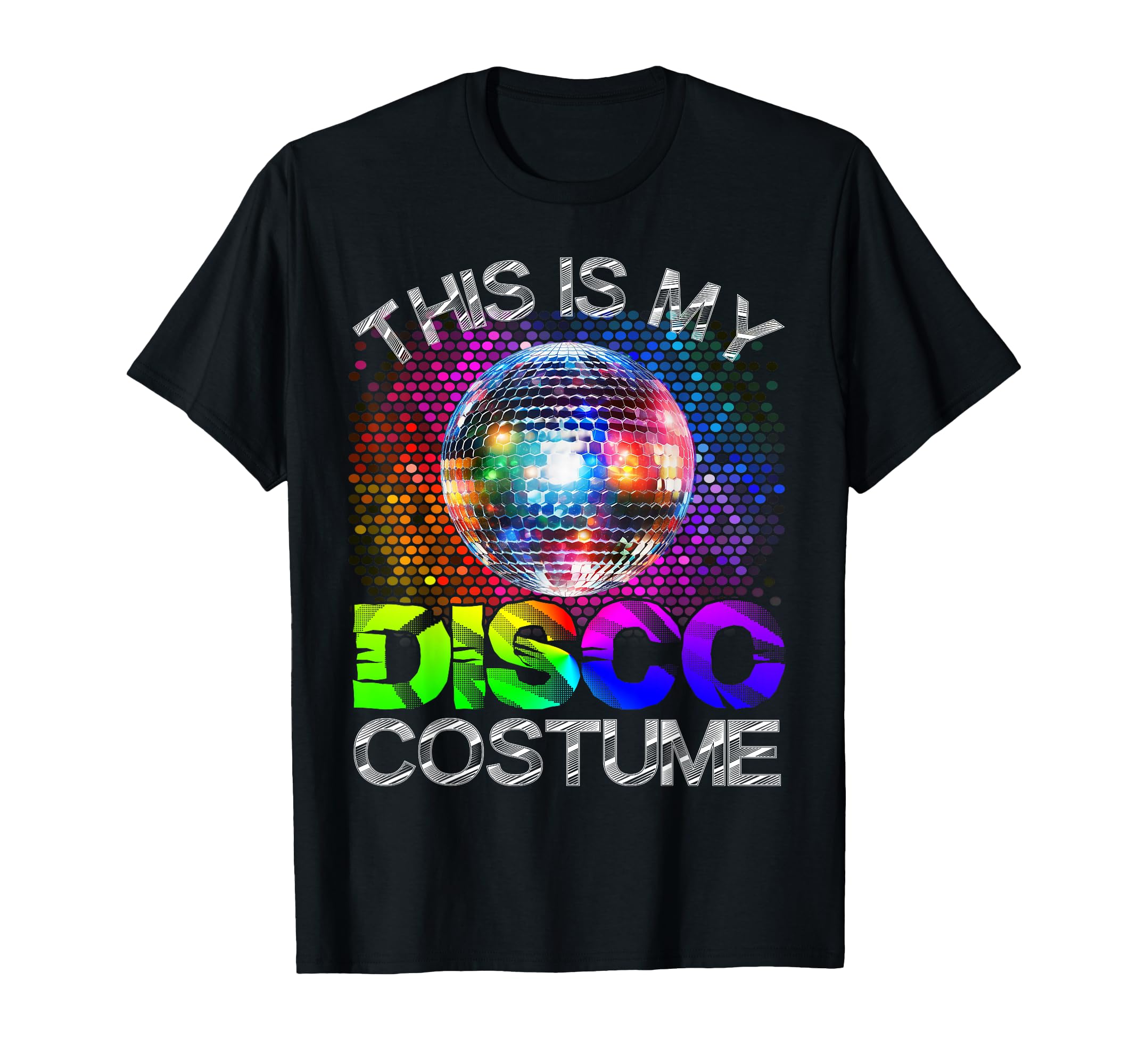 This Is My Disco Costume 1970S Funky T-Shirt - Trendy Graphic for Adults - T-Shirt, Sweatshirt, Hoodie