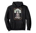 Overthinker Skeleton Tarot Meditation Hoodie - Streetwear Style Men Women - T-Shirt, Sweatshirt, Hoodie