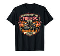 Motorcycle Biker Friends Besties T-Shirt - Minimalist Print Men Women - T-Shirt, Sweatshirt, Hoodie