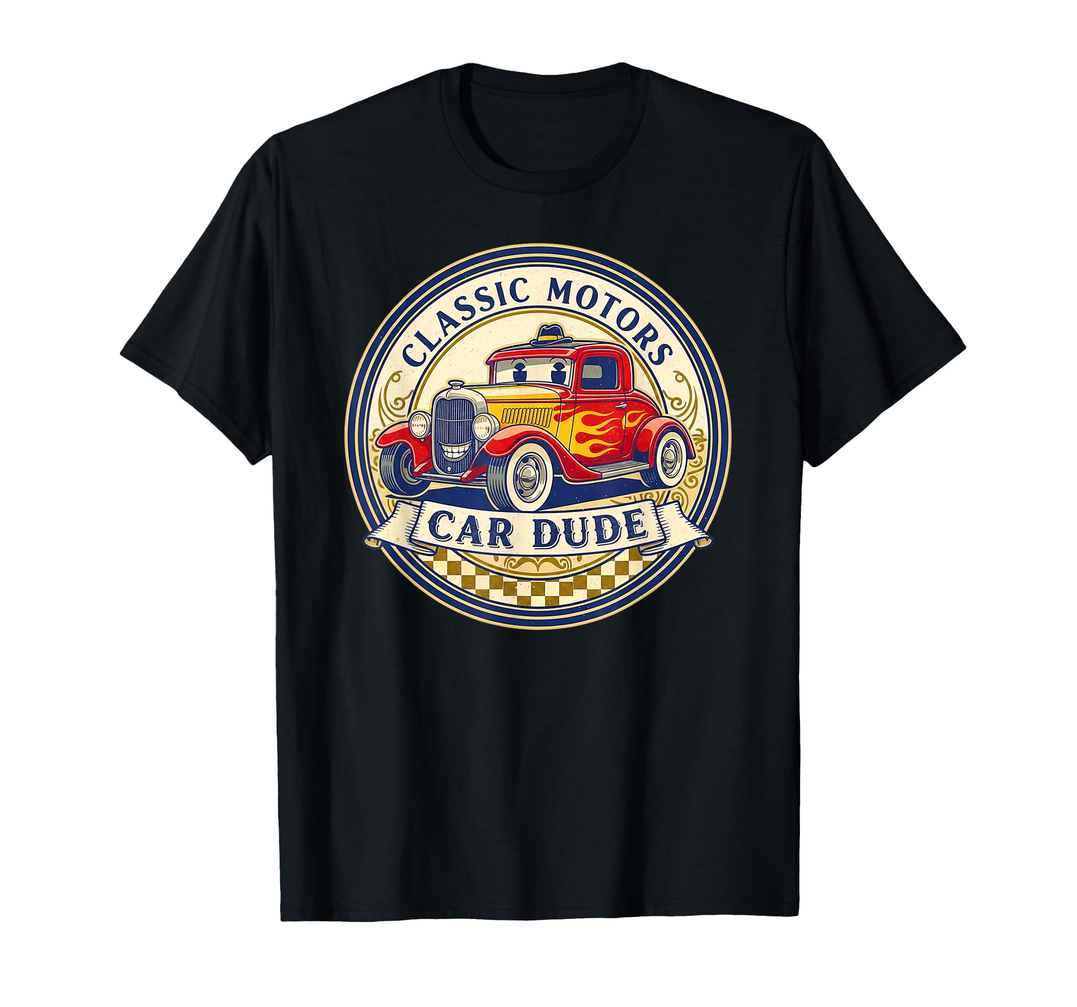 Motors Car Dude T-Shirt - Trendy Graphic for Adults - T-Shirt, Sweatshirt, Hoodie